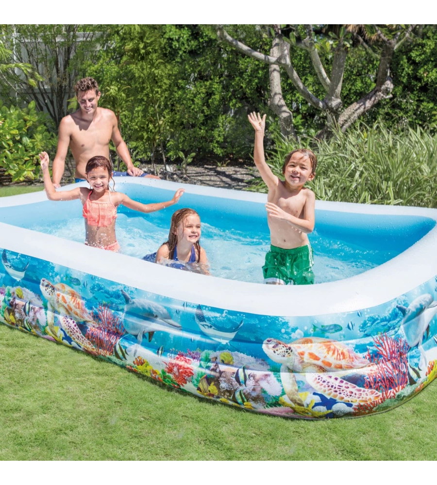 PISCINA GONFIABILE INTEX "FAMILY PESCI" CM 305X183X56 I.3 - COD. 58485NP