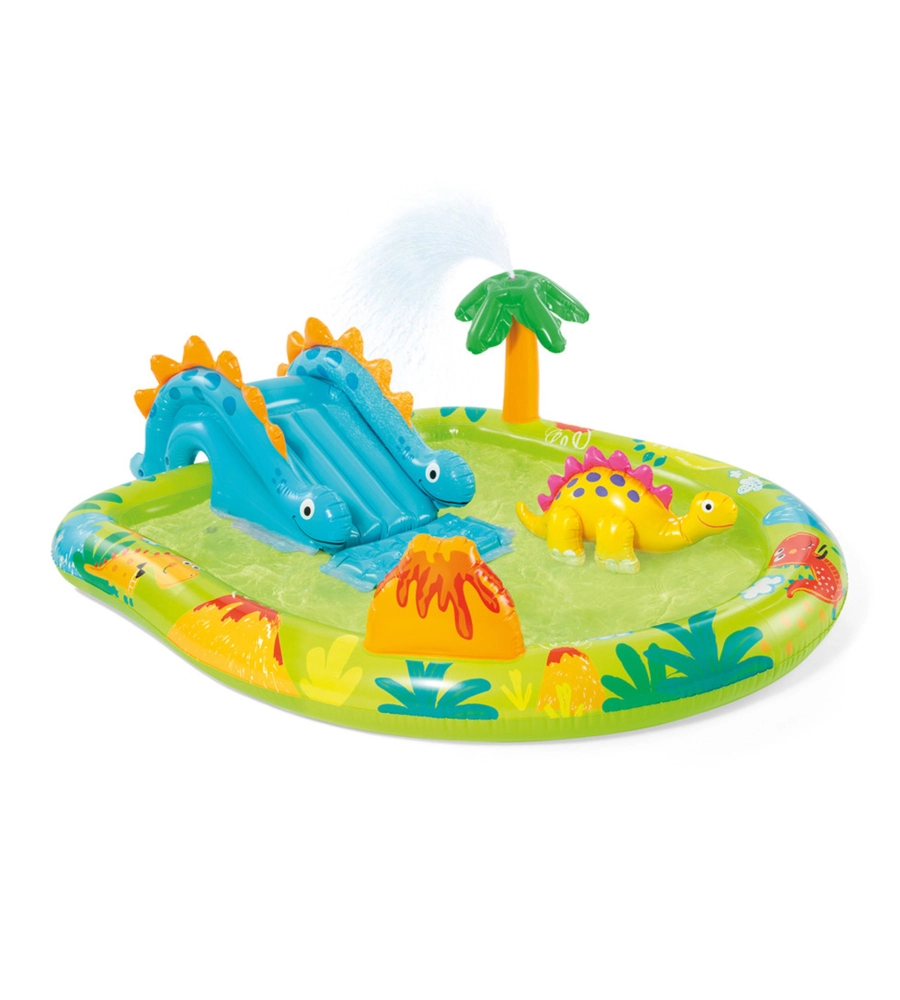 PLAYCENTER GONFIABILE INTEX "DINOSAURI" CM 191X152X58 I.3 - COD. 57166NP