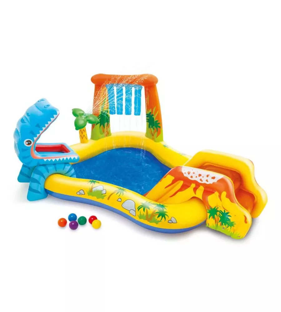 PLAYCENTER GONFIABILE INTEX "DINOSAURO" CM 249X191X109 I.3 - COD. 57444NP