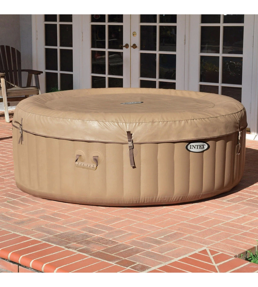 PISCINA IDROMASSAGGIO GONFIABILE INTEX "PURE SPA BUBBLE MASSAGE" 196X71CM 4 POSTI CON POMPA - COD. 28426EX