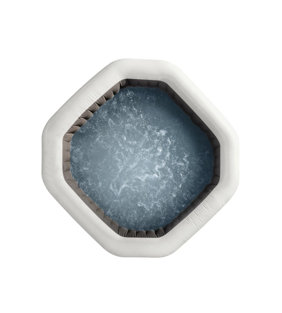 PISCINA IDROMASSAGGIO GONFIABILE OTTAGONALE INTEX "PURE SPA BUBBLE E JET MASSAGE DELUXE" OTTAGONALE - COD. 28458