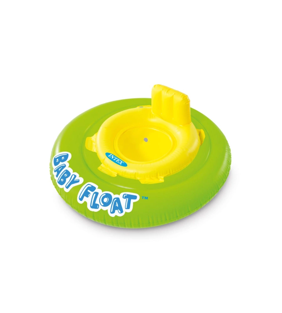 SALVAGENTE MUTANDINA INTEX "FLUO" IN VINILE GIALLO E VERDE - COD. 56588EU