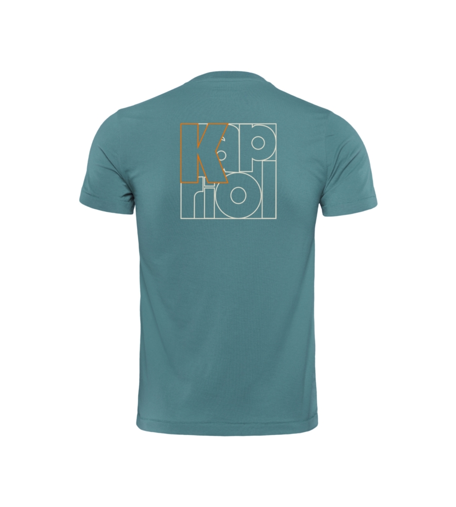 T-SHIRT DA LAVORO KAPRIOL "ENJOY" BLU ATLANTIC TG XXL