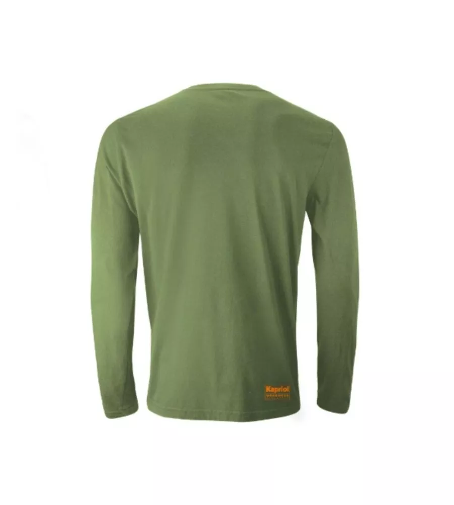 MAGLIA MANICHE LUNGHE DA LAVORO KAPRIOL "ENJOY" VERDE TG S