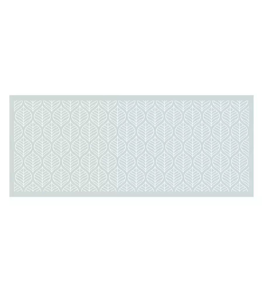 PASSATOIA IN VINILE "RUNNER" FANTASIA "LEAVES TEXTURE", 120X50 CM