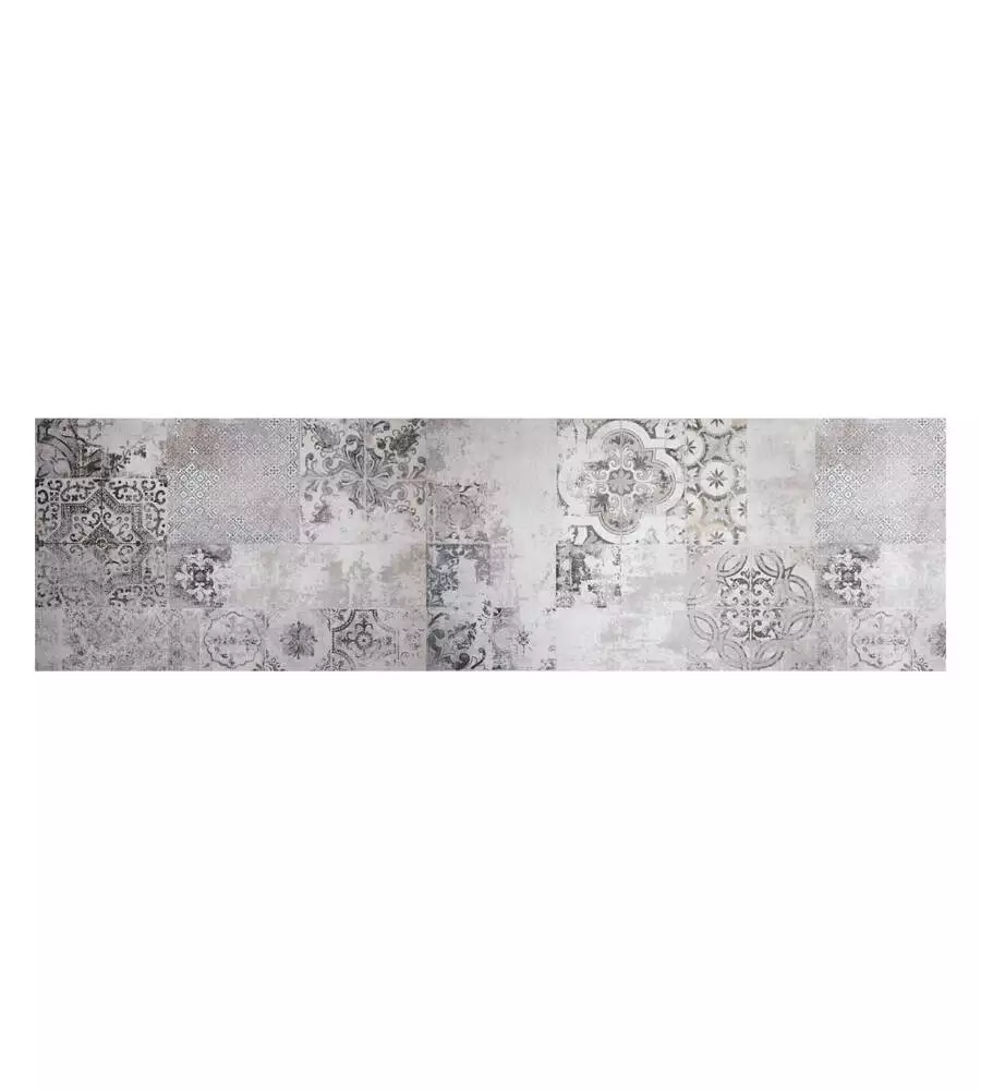 PASSATOIA IN VINILE "RUNNER" FANTASIA "WHISPERING STONE", 180X50 CM