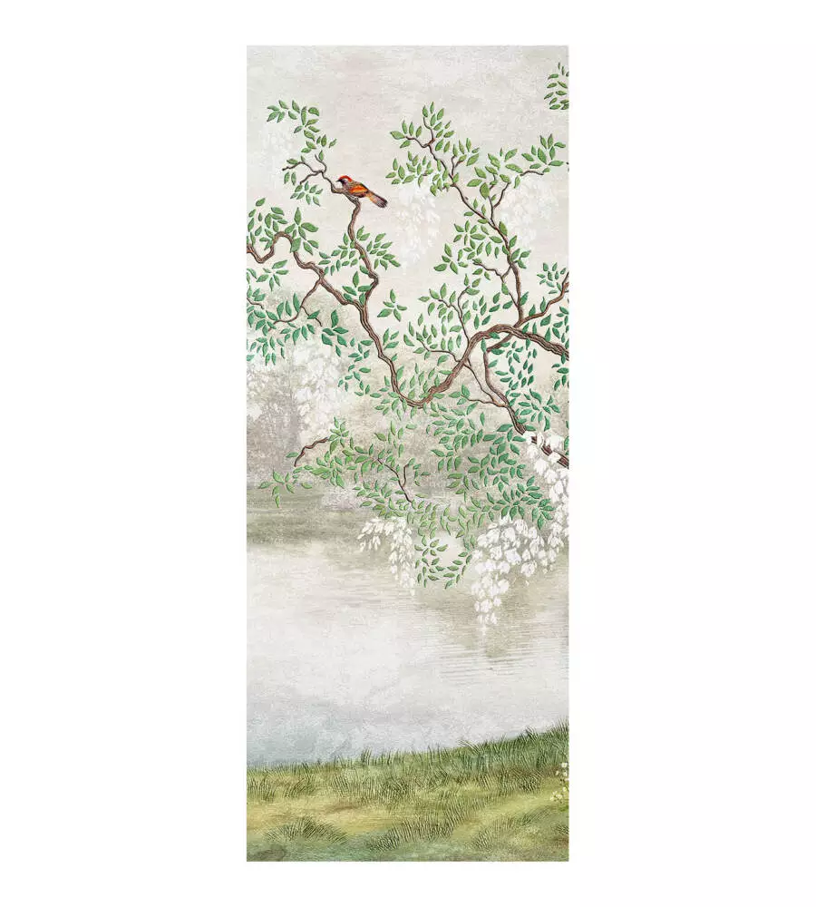 RIVESTIMENTO PER PORTA IN VINILE FANTASIA "OLD JAPAN", 210X83 CM