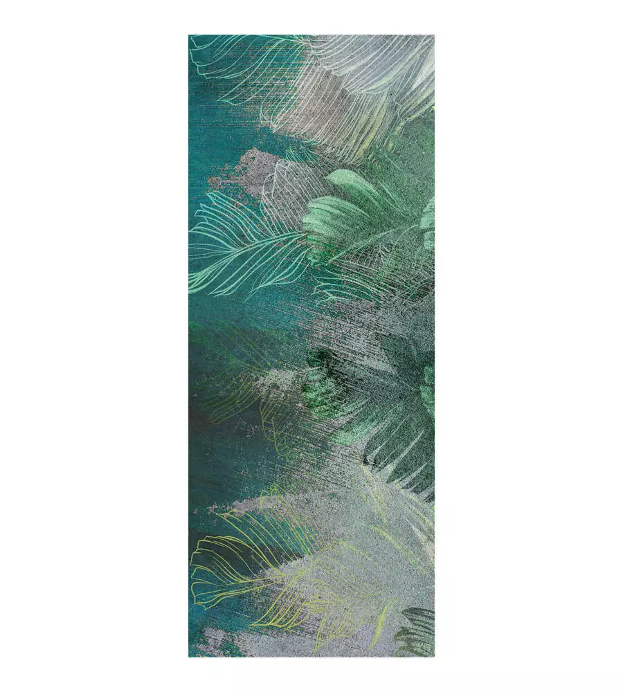 RIVESTIMENTO PER PORTA IN VINILE FANTASIA "DEEP GREEN", 210X83 CM