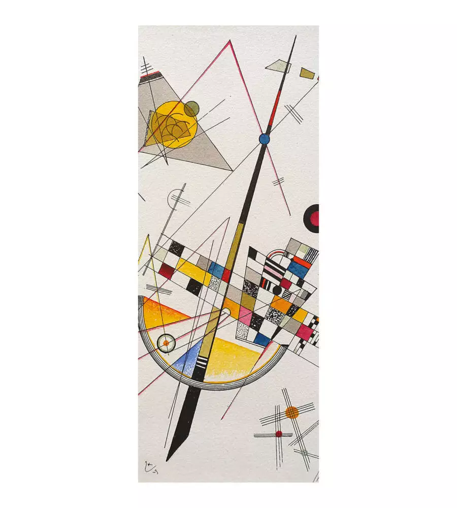 RIVESTIMENTO PER PORTA IN VINILE FANTASIA "KANDINSKY", 210X83 CM