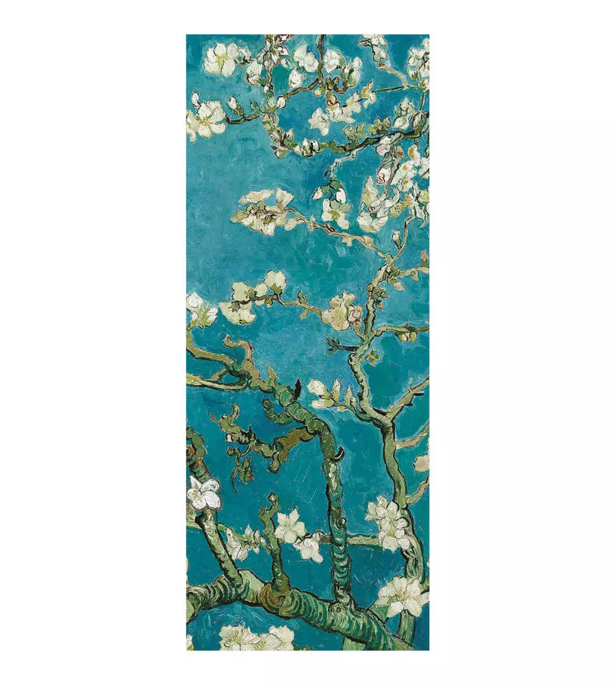 RIVESTIMENTO PER PORTA IN VINILE FANTASIA "MANDORLO DI VAN GOGH", 210X83 CM