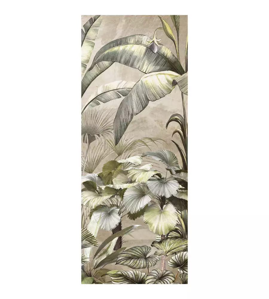 RIVESTIMENTO PER PORTA IN VINILE FANTASIA "SOGNO TROPICALE", 210X83 CM