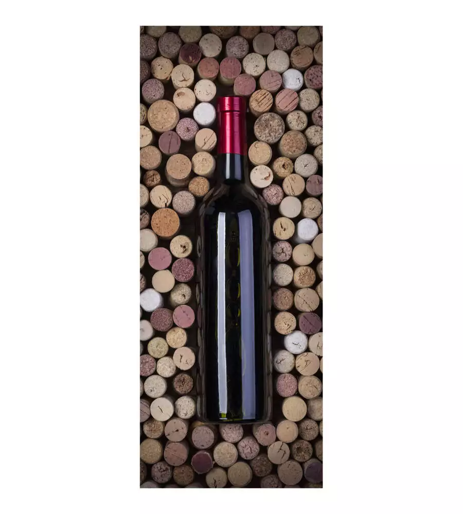 RIVESTIMENTO PER PORTA IN VINILE FANTASIA "BOTTLE", 210X83 CM