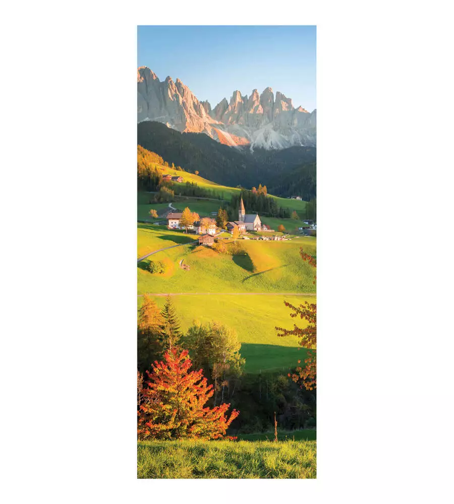 RIVESTIMENTO PER PORTA IN VINILE FANTASIA "DOLOMITI", 210X83 CM