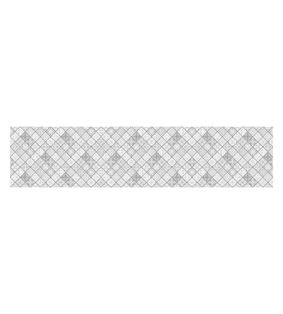 PARASCHIZZI ADESIVO DA CUCINA FANTASIA "PEWTER TILES", 260X60 CM