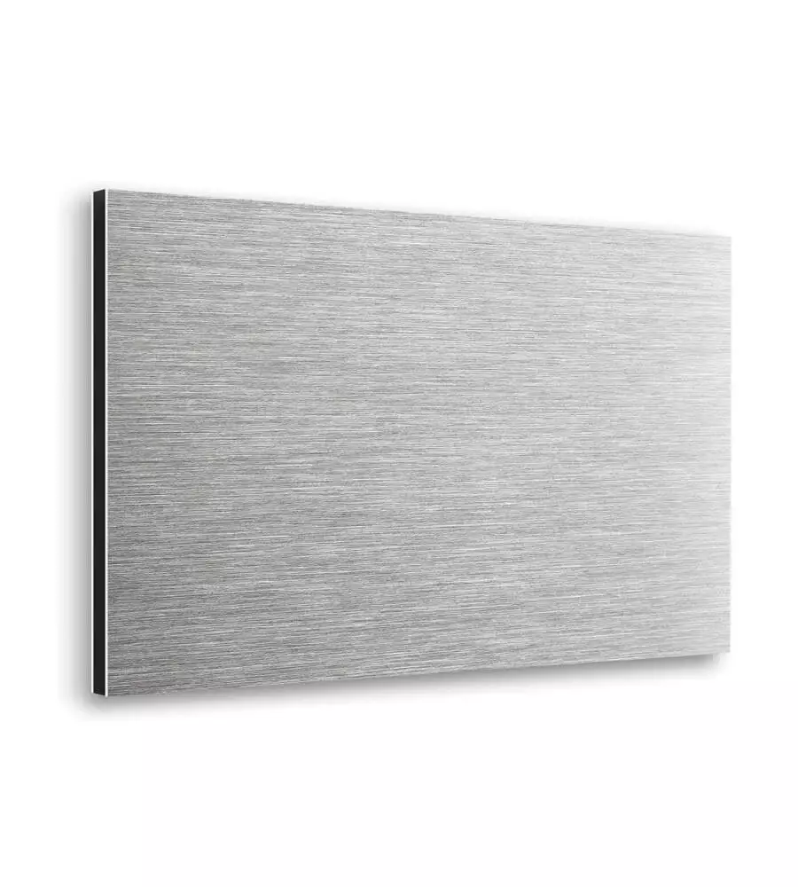 PARASCHIZZI DA CUCINA IN ALLUMINIO FANTASIA "BRUSHED", 84X60 CM