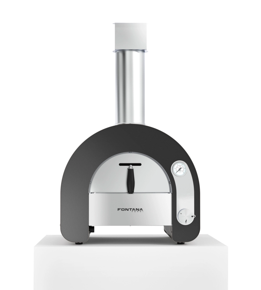 FORNO PIZZA A GAS FONTANA "MAESTRO 40" COLORE ANTRACITE 1 PIZZA