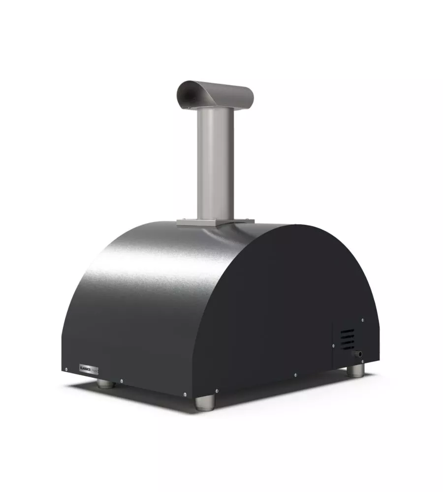 FORNO PIZZA A GAS ALFA "CLASSICO" COLORE NERO 2 PIZZE