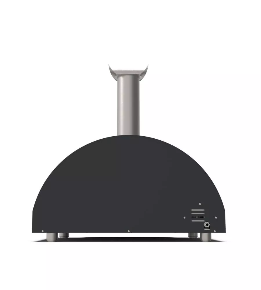 FORNO PIZZA A GAS ALFA "CLASSICO" COLORE NERO 4 PIZZE