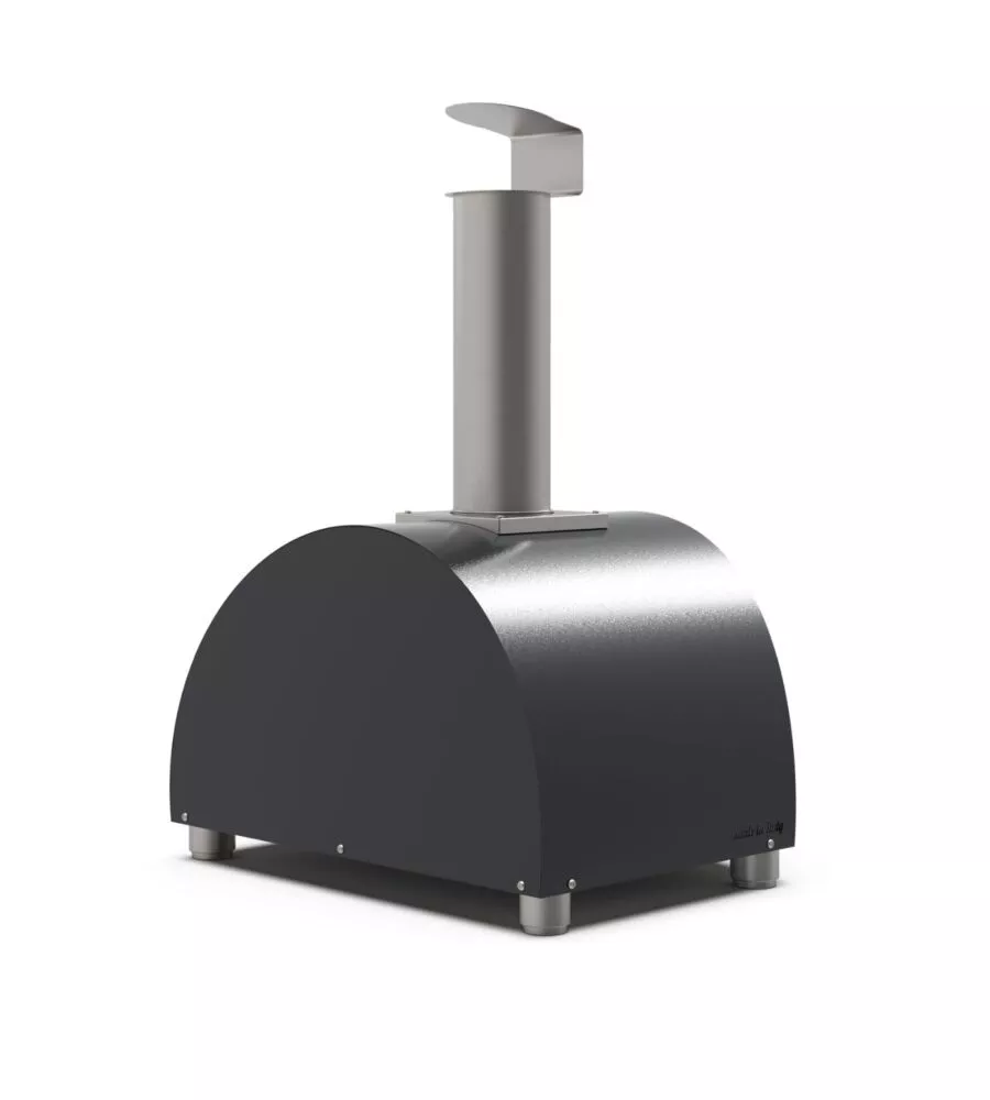FORNO PIZZA A LEGNA ALFA "MODERNO" COLORE NERO 1 PIZZA