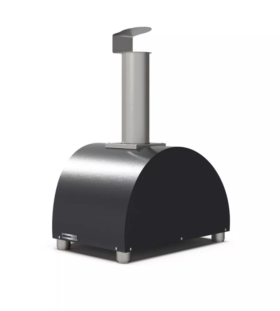 FORNO PIZZA A LEGNA ALFA "MODERNO" COLORE NERO 1 PIZZA