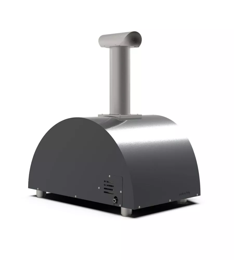 FORNO PIZZA A GAS ALFA "MODERNO" COLORE NERO 2 PIZZE
