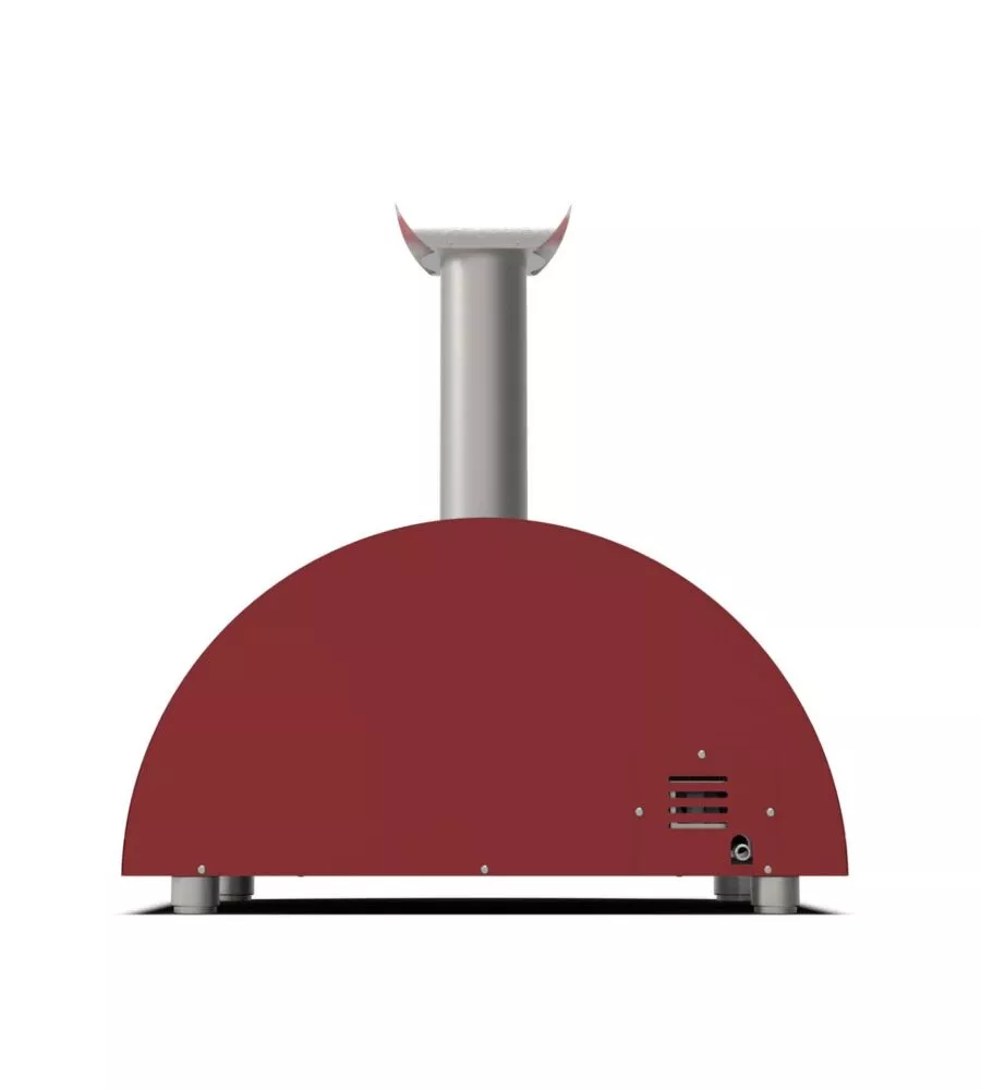 FORNO PIZZA A GAS ALFA "MODERNO" COLORE ROSSO 2 PIZZE