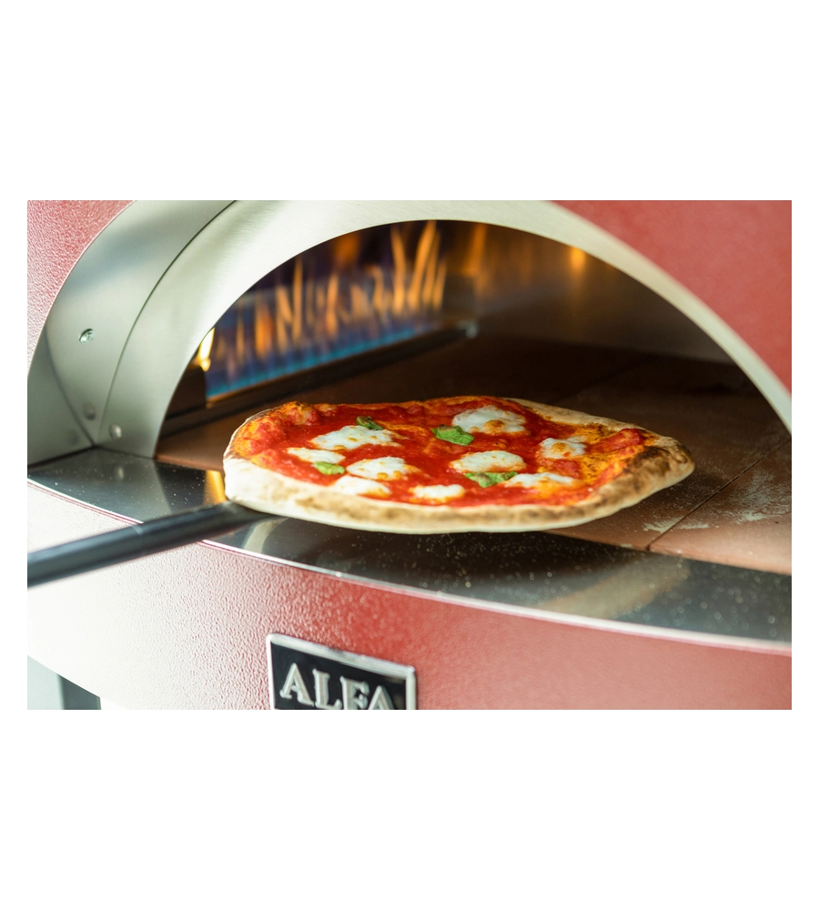 FORNO PIZZA A GAS ALFA "MODERNO" ROSSO 3 PIZZE