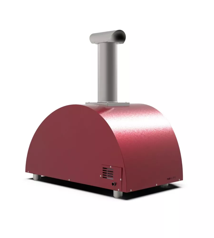 FORNO PIZZA A GAS ALFA "MODERNO" ROSSO 3 PIZZE