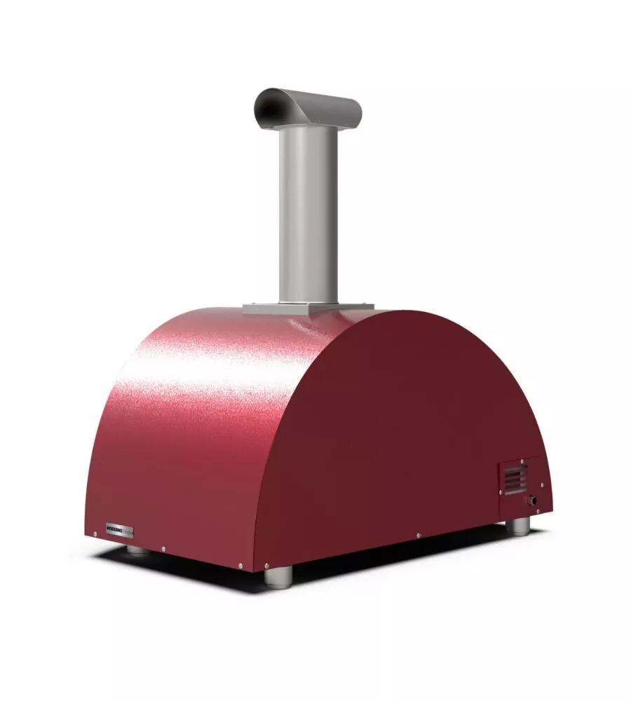 FORNO PIZZA A GAS ALFA "MODERNO" ROSSO 3 PIZZE