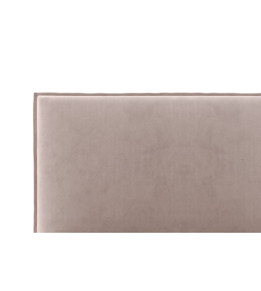 LETTO PIAZZA E MEZZA CONTENITORE "ZOOM" IN TESSUTO ROSA 120X190 CM