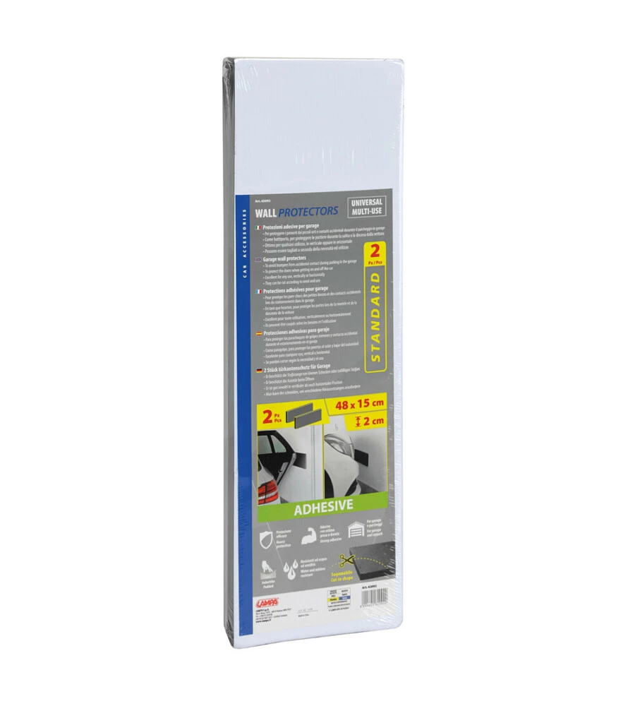 PROTEZIONI ADESIVE PER GARAGE 48X15X2CM - LAMPA 62092 - 2 PEZZI
