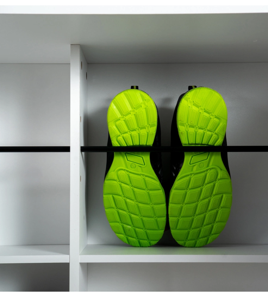 SCARPIERA 2 ANTE BELLAHOME CON ANTE SALVASPAZIO BIANCO 100X33,8X110 CM