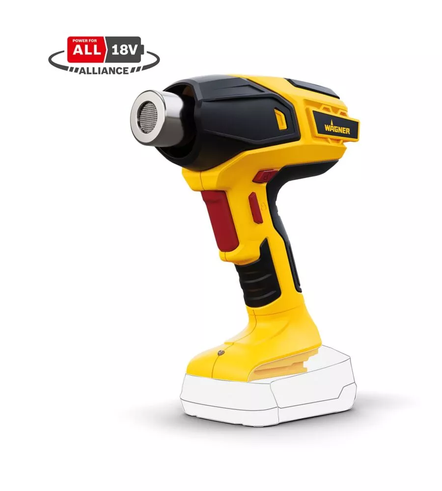 PISTOLA TERMICA A BATTERIA WAGNER "FURNO 550" 18 V - SOLO CORPO MACCHINA
