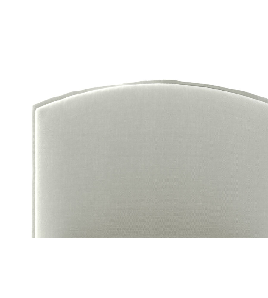 LETTO SINGOLO CONTENITORE "MOON" IN TESSUTO BIANCO 90X190 CM