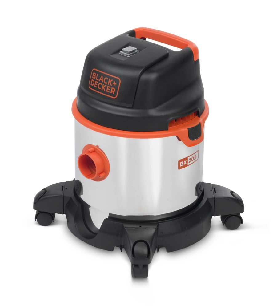 ASPIRATORE SOLIDI LIQUIDI ELETTRICO BLACK+DECKER "BXVC20XE" 1400W 20 LT 33 L/S