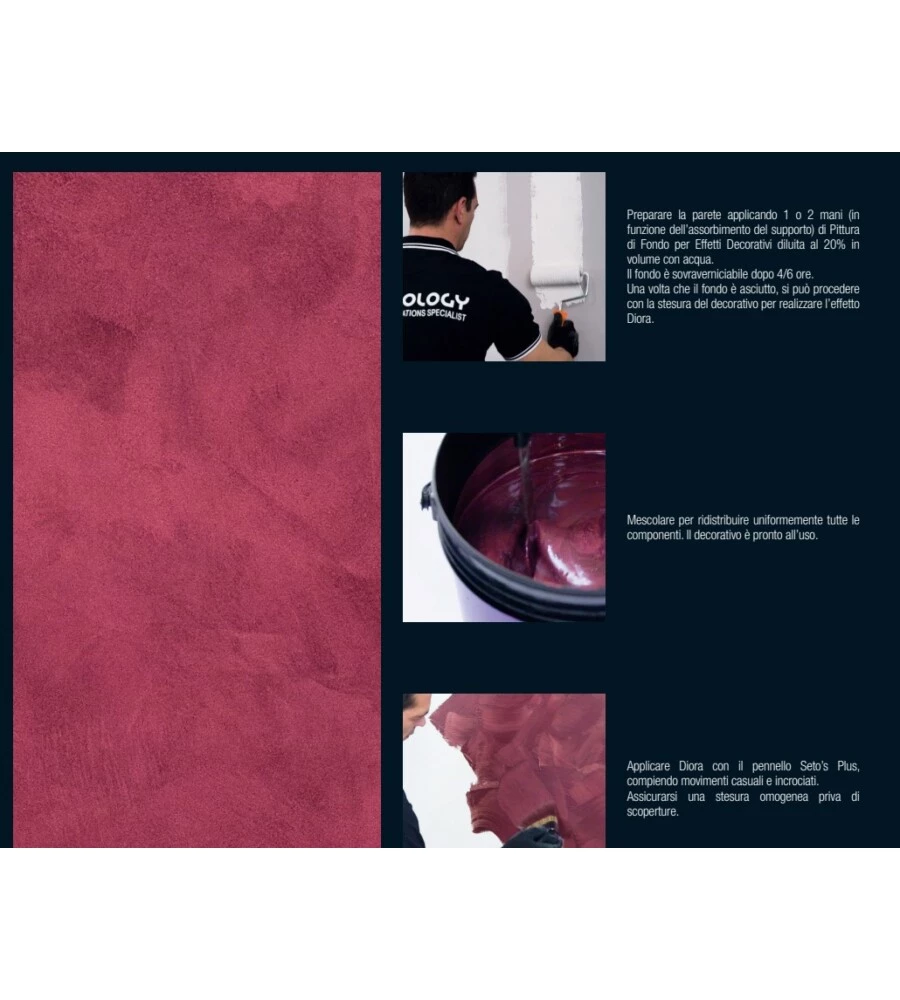 PITTURA DECORATIVA MAX MEYER "DIORA" BASE ARGENTO, 1 LITRO