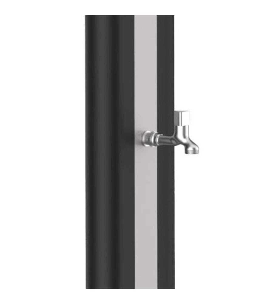 DOCCIA SOLARE PER GIARDINO GRE IN PVC CON LAVAPIEDI 40 L - COD. SSP40