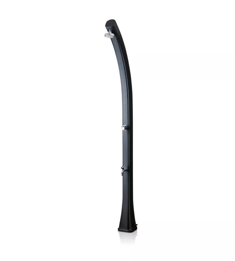 DOCCIA SOLARE PER GIARDINO GRE IN RESINA CON LAVAPIEDI 25 L - COD. SSR25