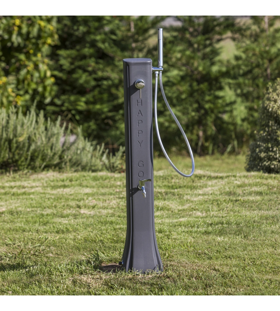 DOCCIA SOLARE PER GIARDINO GRE IN POLIETILENE CON LAVAPIEDI 19 L - COD. DSM19