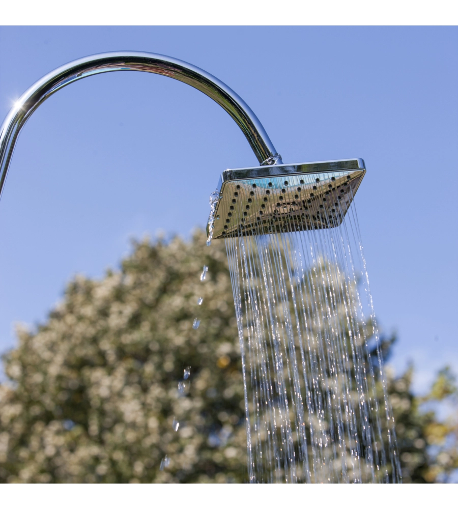 DOCCIA SOLARE SMONTABILE PER GIARDINO GRE IN ALLUMINIO 18 L - COD. SSAL18