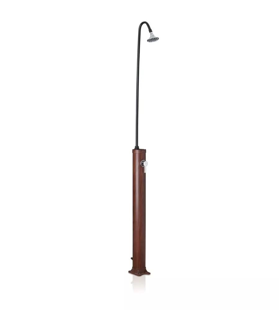 DOCCIA SOLARE PER GIARDINO GRE IN PVC EFFETTO LEGNO 9 L - COD. AR1009W