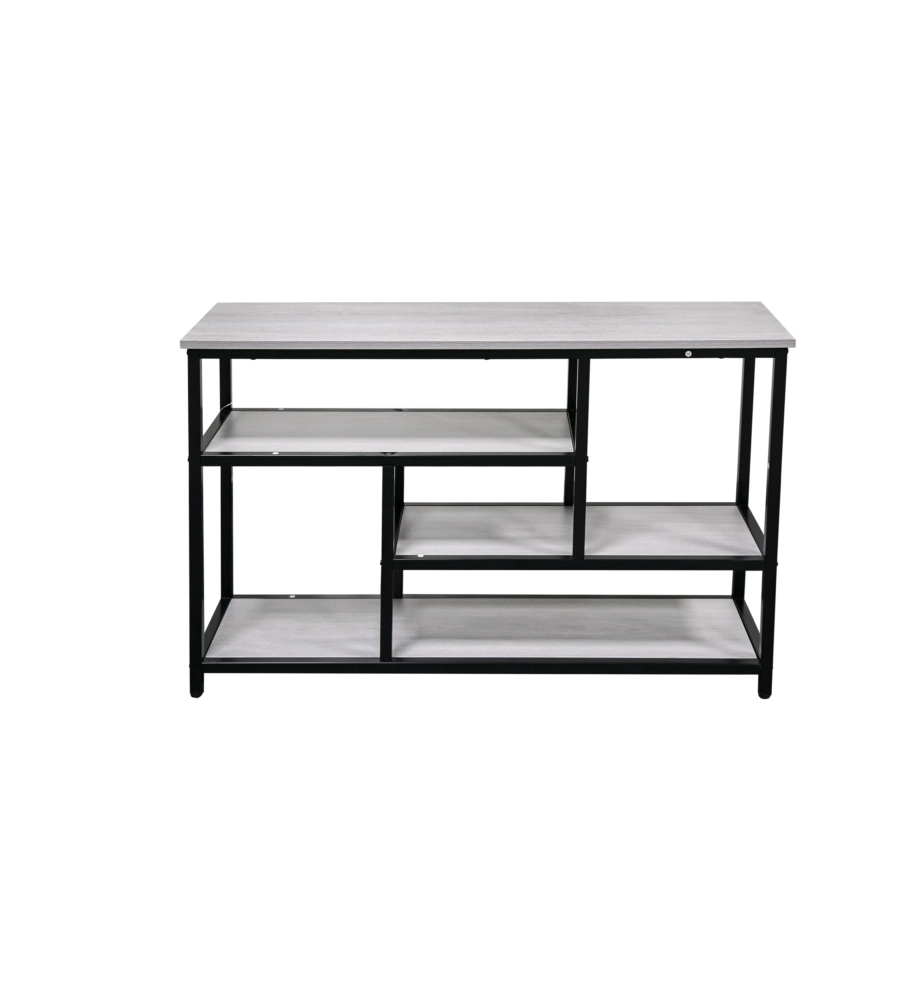 SCAFFALE MULTIUSO BELLAHOME "INDUSTRIAL" GRIGIO 100X30X65 CM