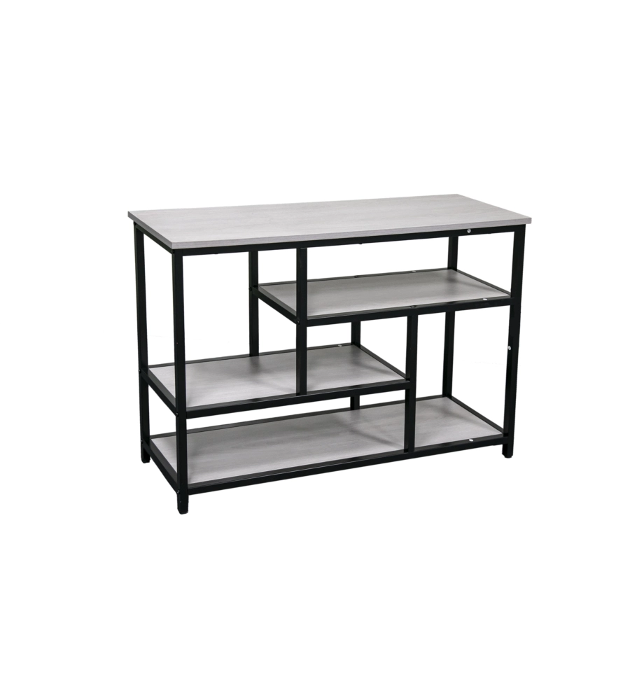 SCAFFALE MULTIUSO BELLAHOME "INDUSTRIAL" GRIGIO 100X30X65 CM