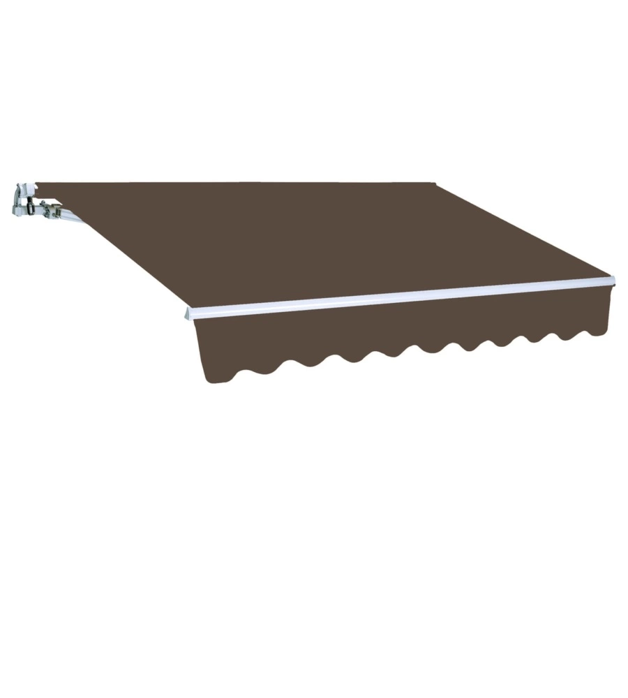 Tenda da sole a barra quadra Essenza marrone 250x300 cm