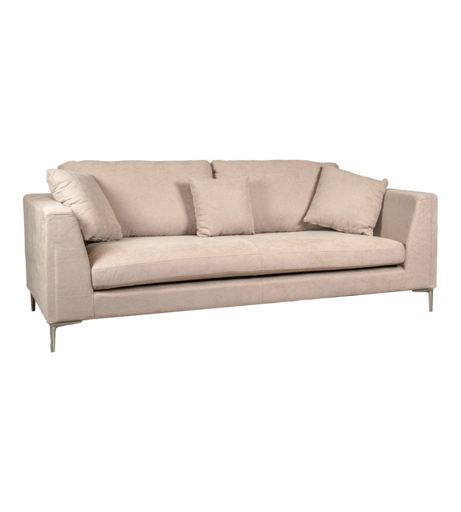 DIVANO 3 POSTI BELLAHOME "CAMILLA" BEIGE 222X104X56,5 CM