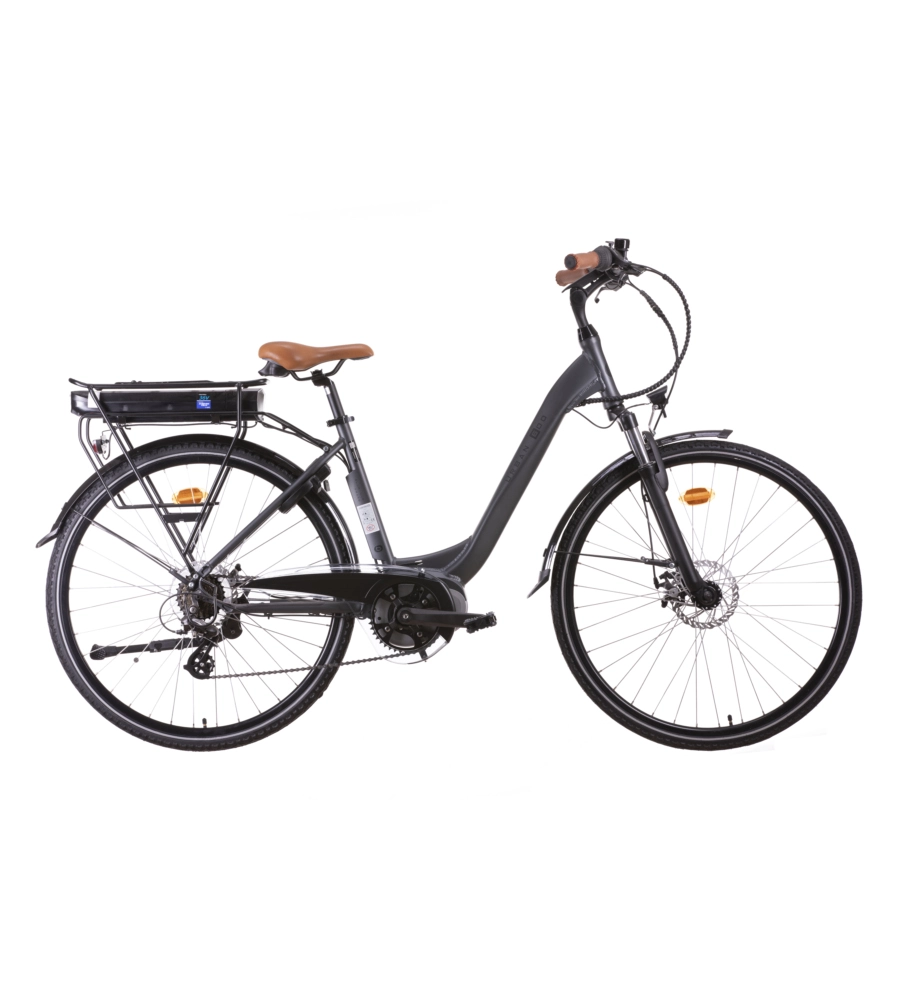 BICI ELETTRICA I-BIKE "URBAN 600" 28" 80 KM NERA