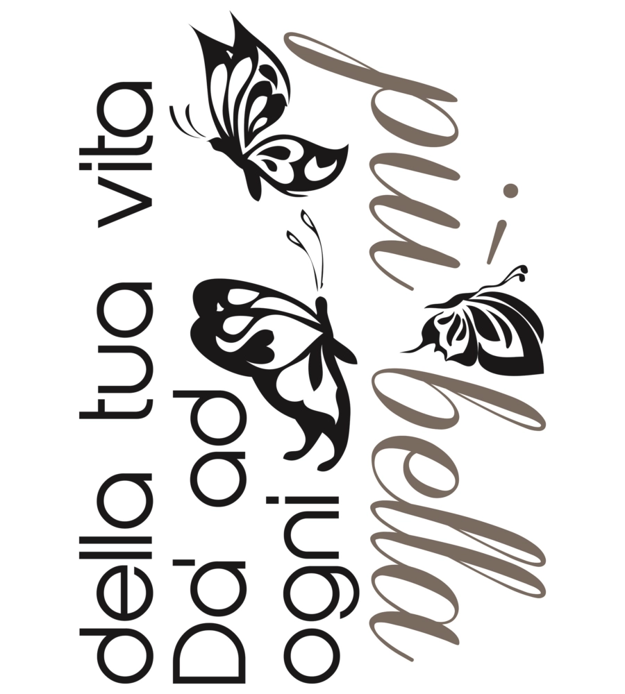 STICKER PER PARETI "LA GIORNATA PIÙ BELLA", 47X67 CM