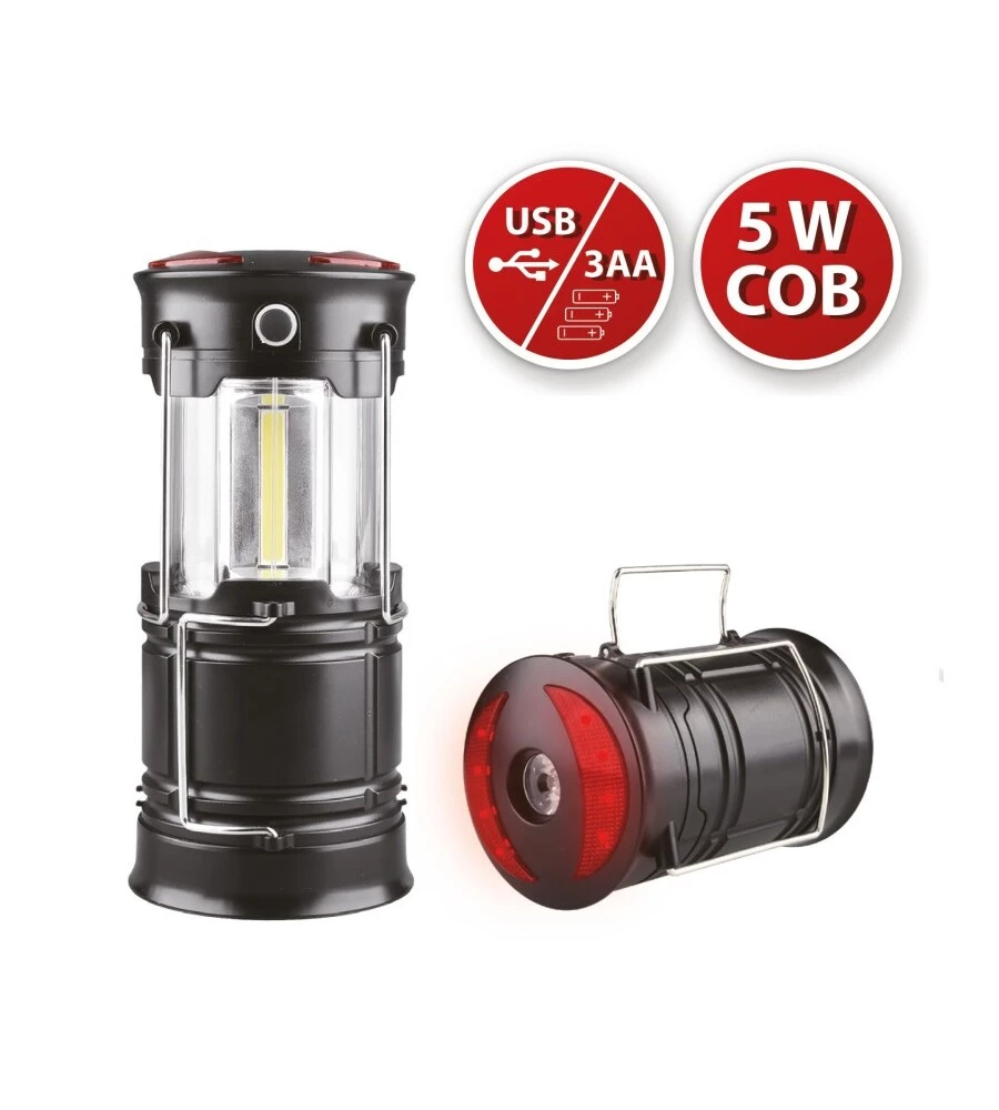 LANTERNA LED RICARICABILE DA CAMPEGGIO, 5 W
