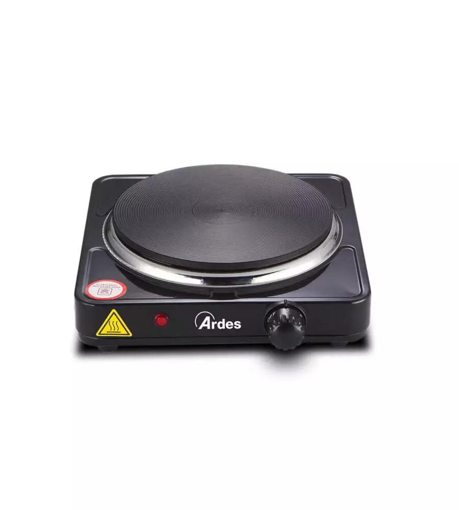FORNELLO ELETTRICO ARDES "AR1F19B" CON PIASTRA IN GHISA DIAMETRO 18,5 CM