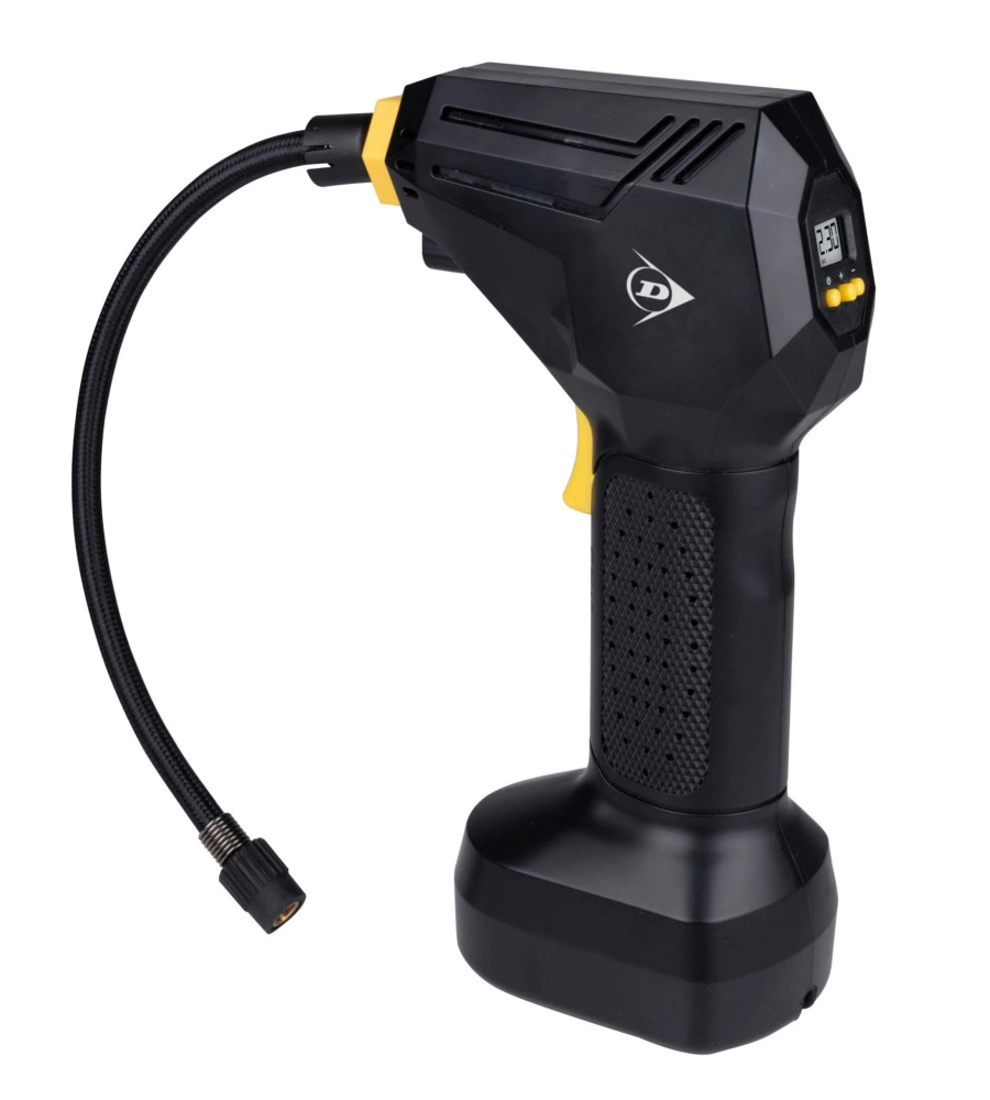 COMPRESSORE AD ARIA PORTATILE DIGITALE IN ABS, 120 W